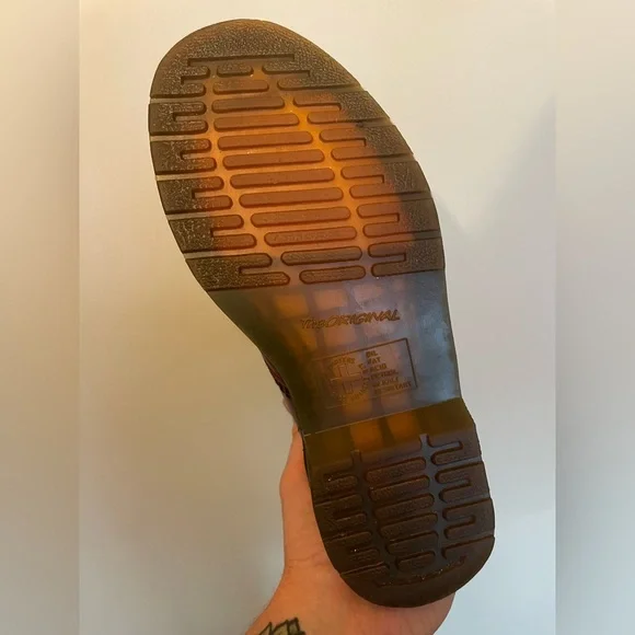 Maroon 1490 Dr marten boots women’s 7 - Picture 7 of 7